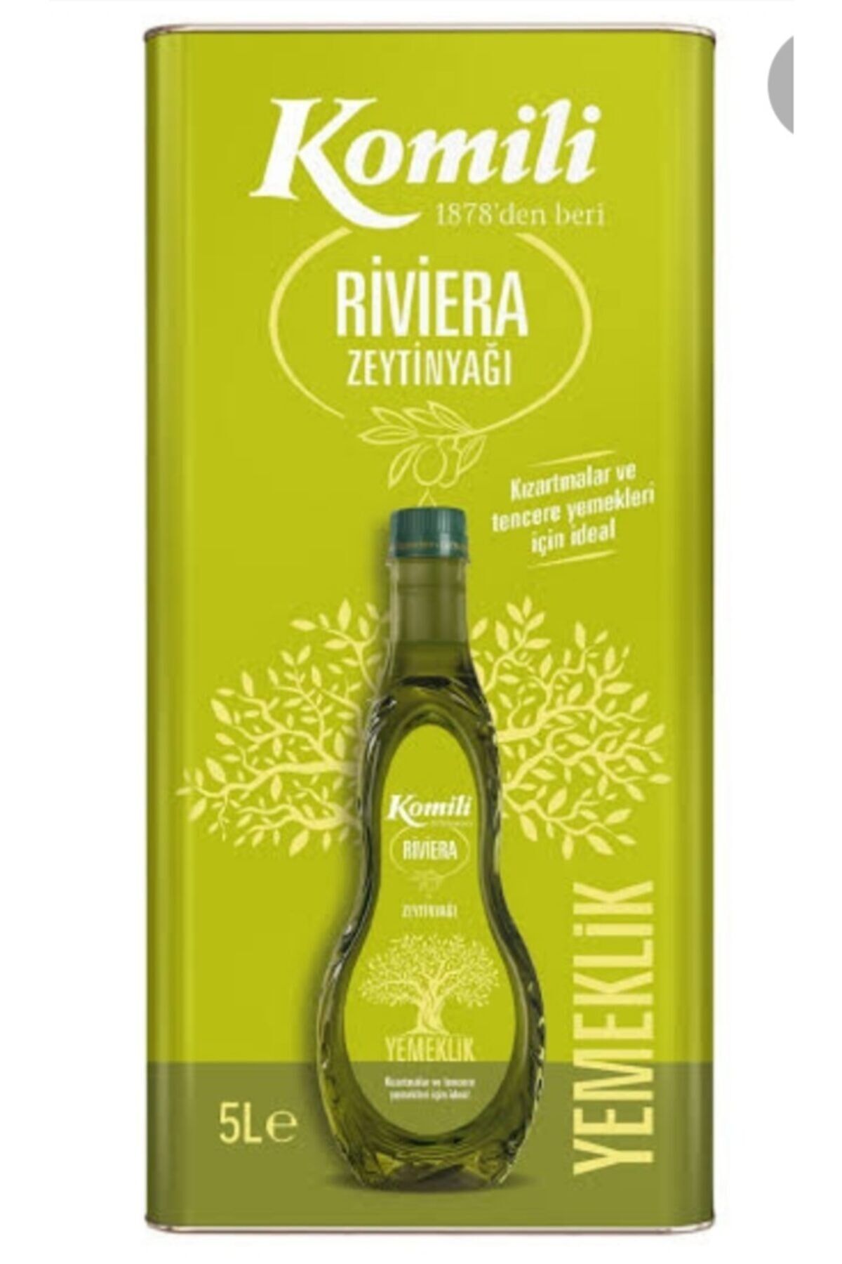 Riviera Zeytinyağı 5 Lt Teneke