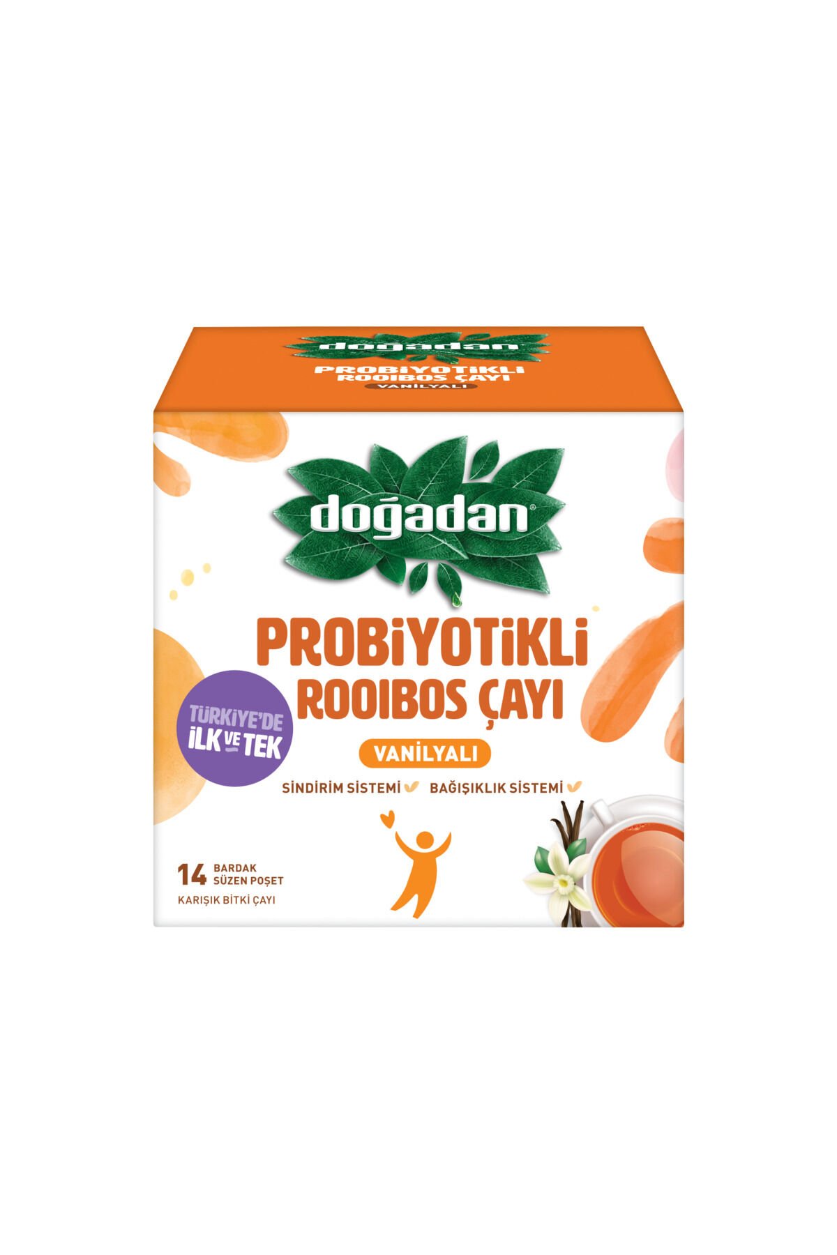 DOĞADAN PROBİYOTİKLİ ROOIBOS ÇAYI VANİLYALI 14 LÜ