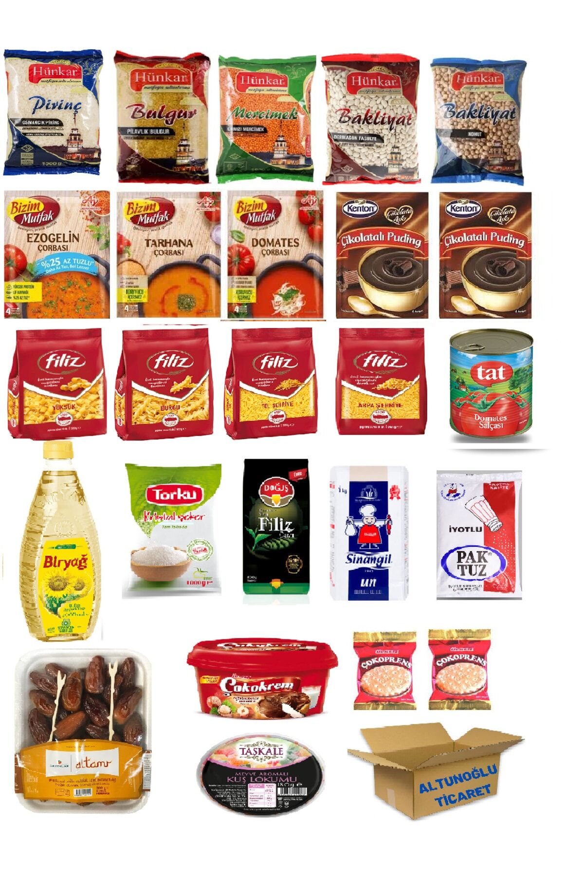 Kumanya Ramazan Erzak Gıda Kolisi 25 Parça Ekonomik Paket