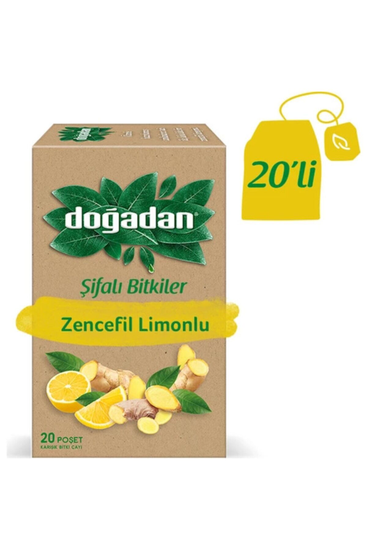 Zencefil- Limon Kabuklu Karışık Bitki Çayı