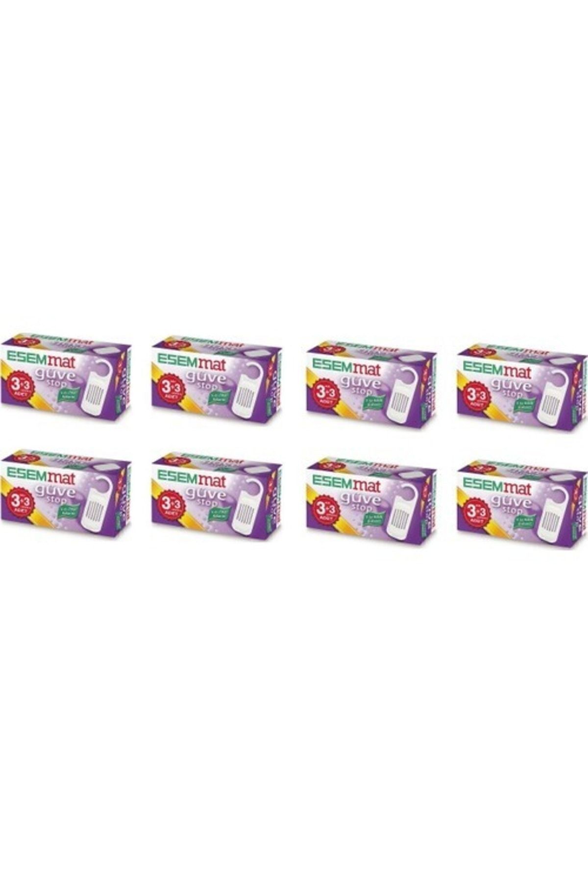 Güve Stop 3 Ad Askı+3 Ad Çekmece (8 Ad)