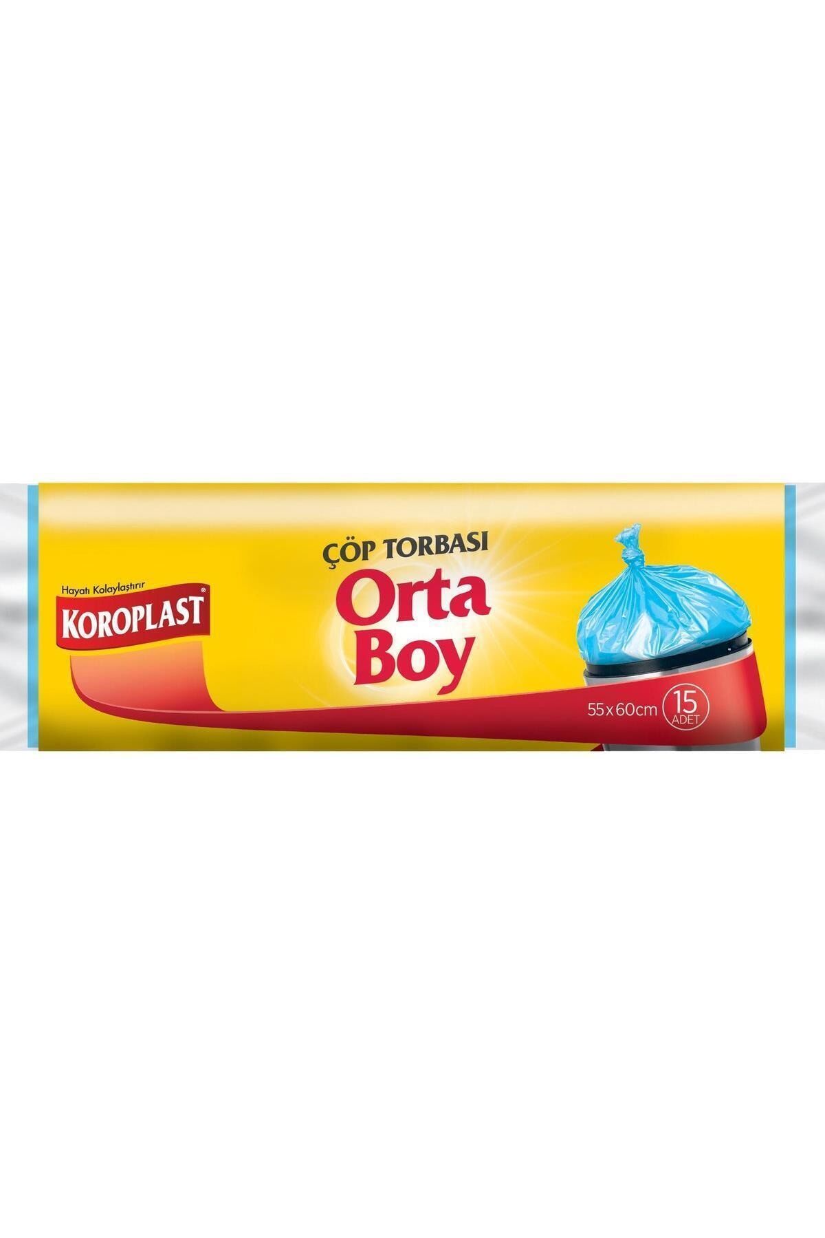 Orta Boy Güçlü Çöp Torbası 15 Adet