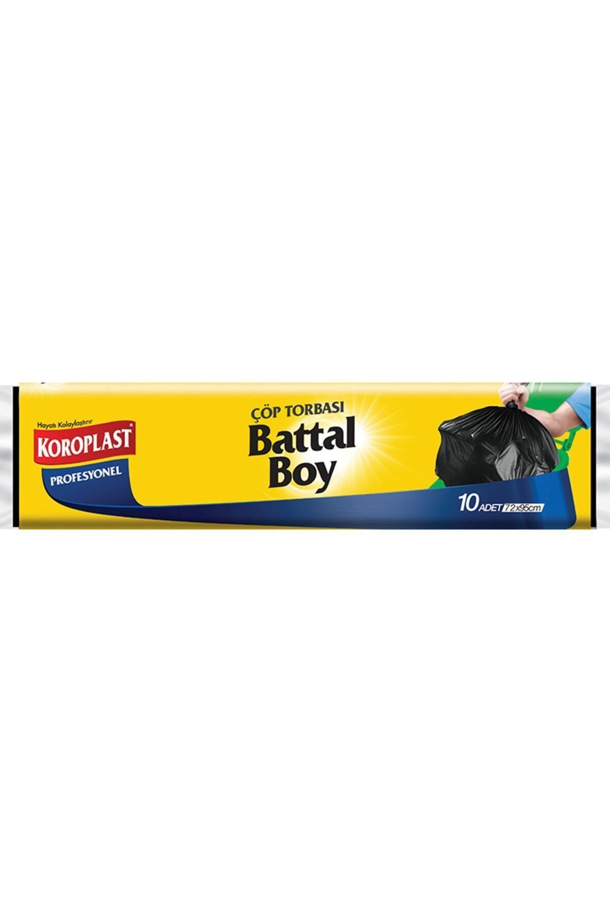 Profesyonel Battal Boy Çöp Torbası 10'lu   Çöp Torbası