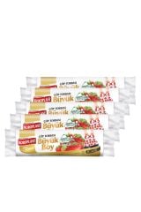 Koroplast Ekstra Güçlü Büyük Boy Çilek Kokulu Büzgülü Çöp Torbası 65x70cm - 10'lu X 5 ad.