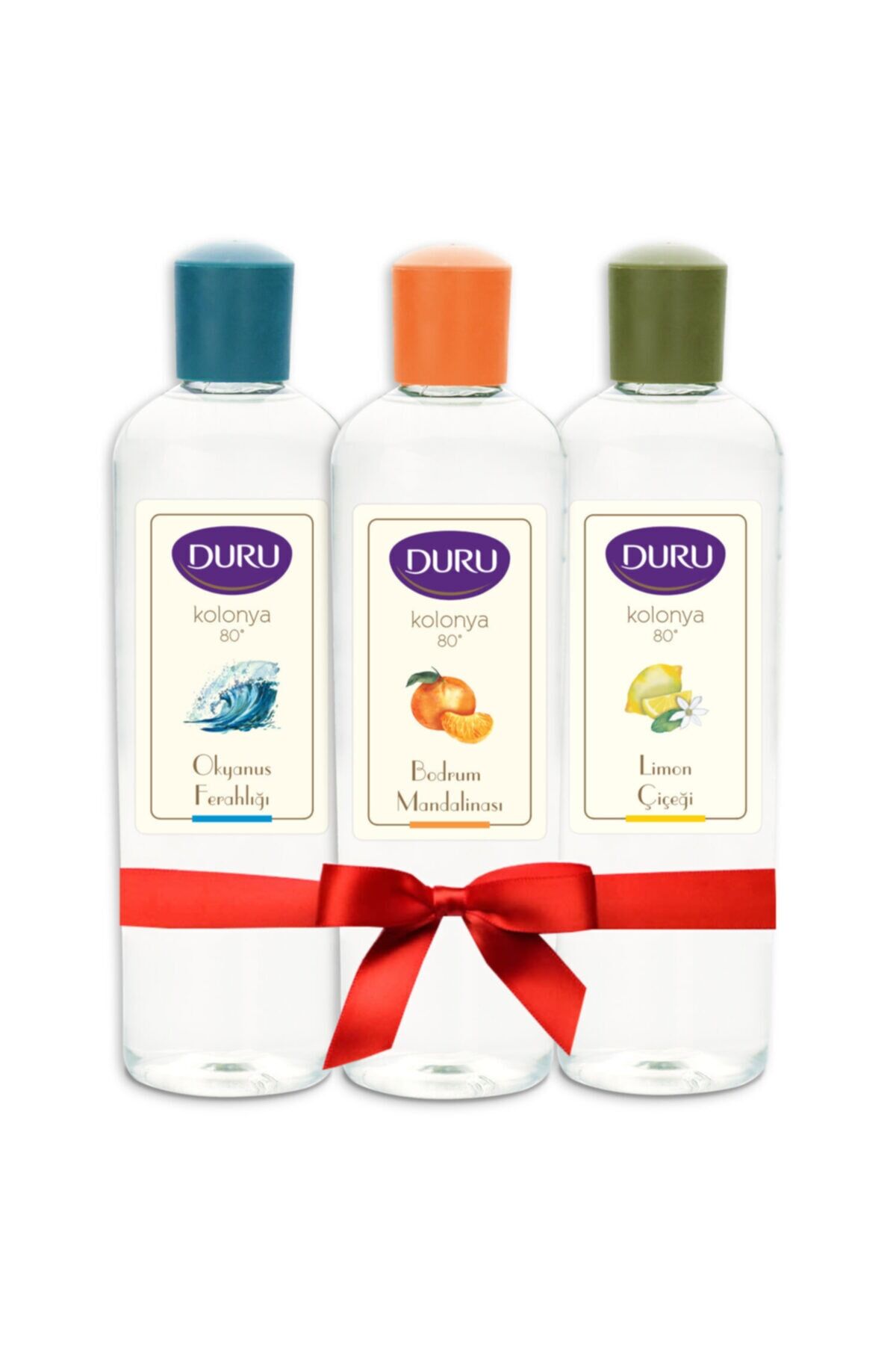 Kolonya Gurme Set Okyanus, Limon, Mandalina 3x400ml