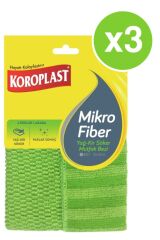 Mikrofiber Yağ Kir Söker Mutfak Bezi X 3 Paket
