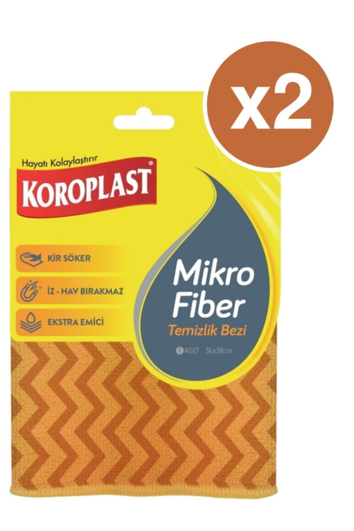 Mikrofiber Temizlik Bezi X 2 Paket