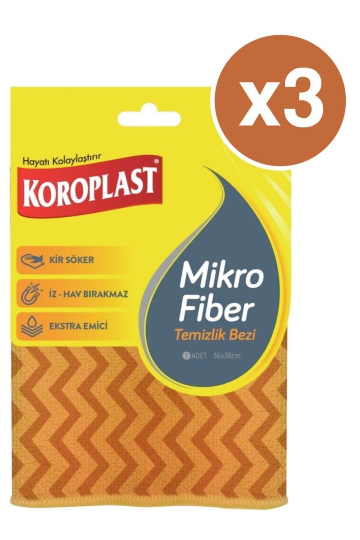 Mikrofiber Temizlik Bezi X 3 Paket
