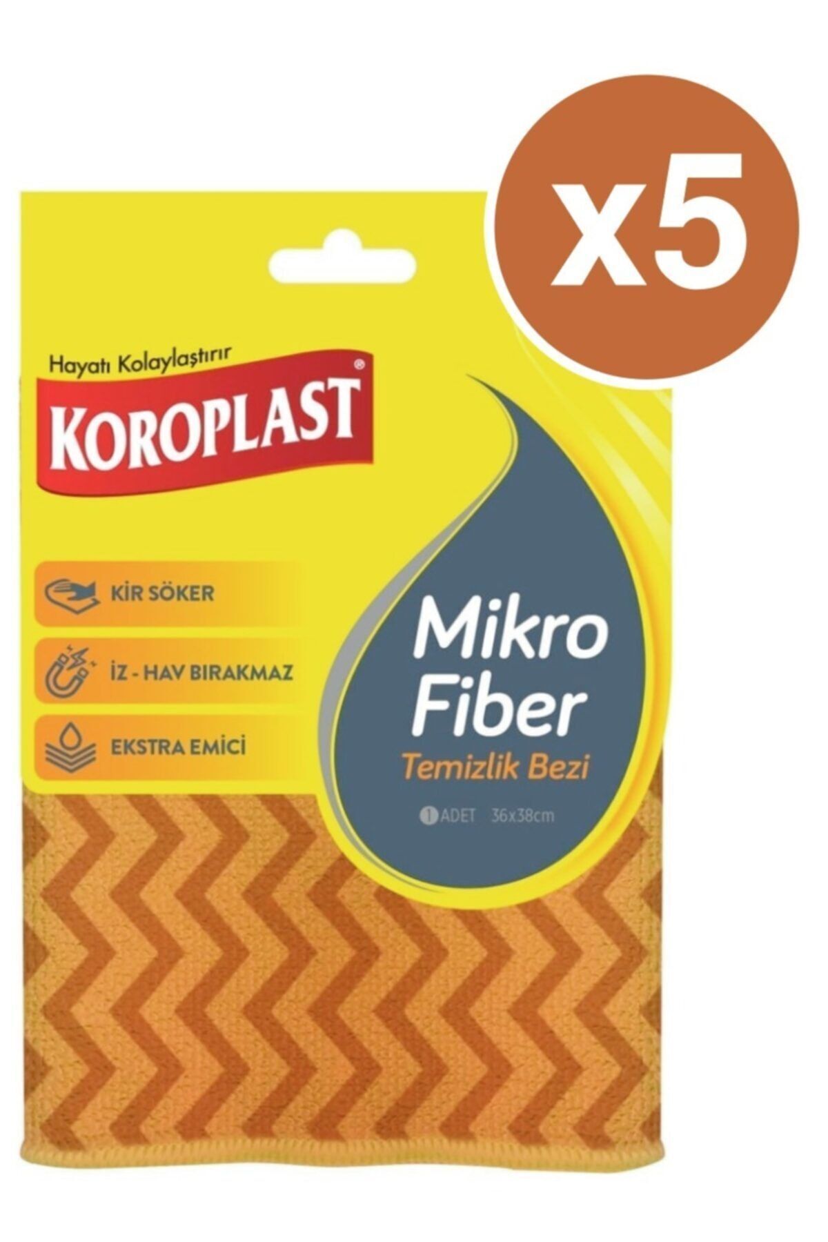 Mikrofiber Temizlik Bezi X 5 Paket