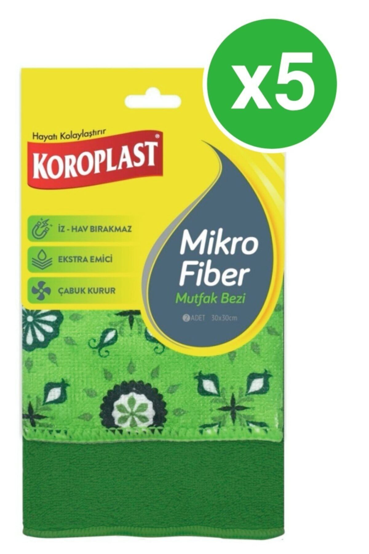 Mikrofiber Mutfak Bezi 2li X 5 Paket