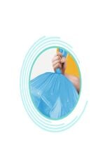 Küçük Boy Çöp Torbası 7 Paket 210 Adet 40x50 Cm Ebatında Güçlü Çöp Torbası 30'lu X 7 Paket