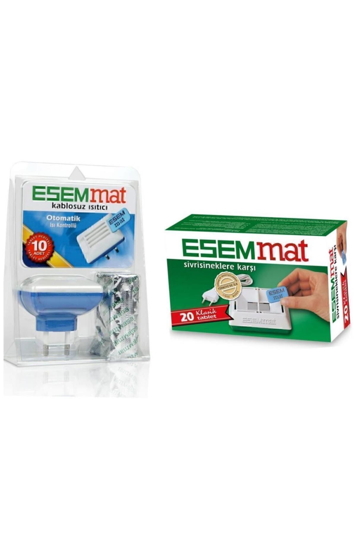 Kablosuz Isıtıcı Sinek Kovucu Cihaz 10 Yedek Tablet (ISI KONTROLLU) 20 Adet Tablet 1 Kutu