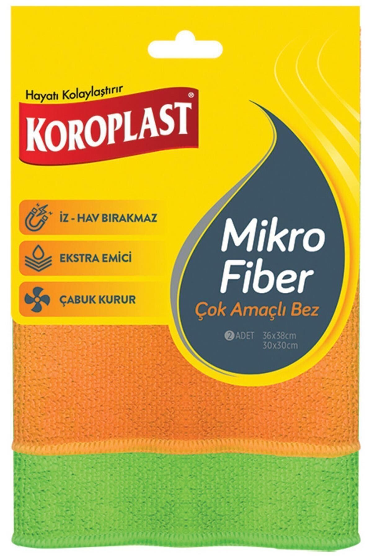 Koroplast Çok Amaçlı Mikrofiber Bez 2'li