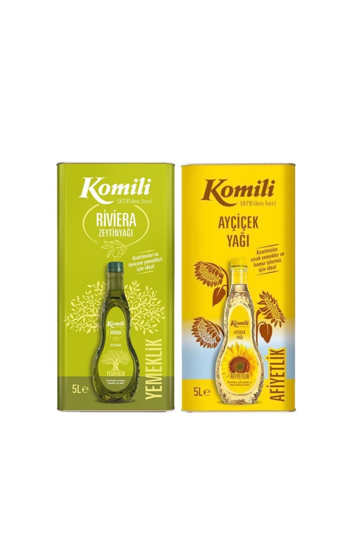 Ayçiçek Yağı Ve Riviera Zeytinyağı