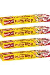 Hazır Kesilmiş Pişirme Kağıdı 16 Yaprak 4 Adet