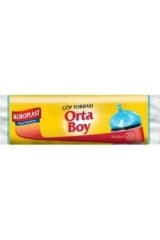 Güçlü Çöp Torbası Orta Boy 15 Adet 12'li Set