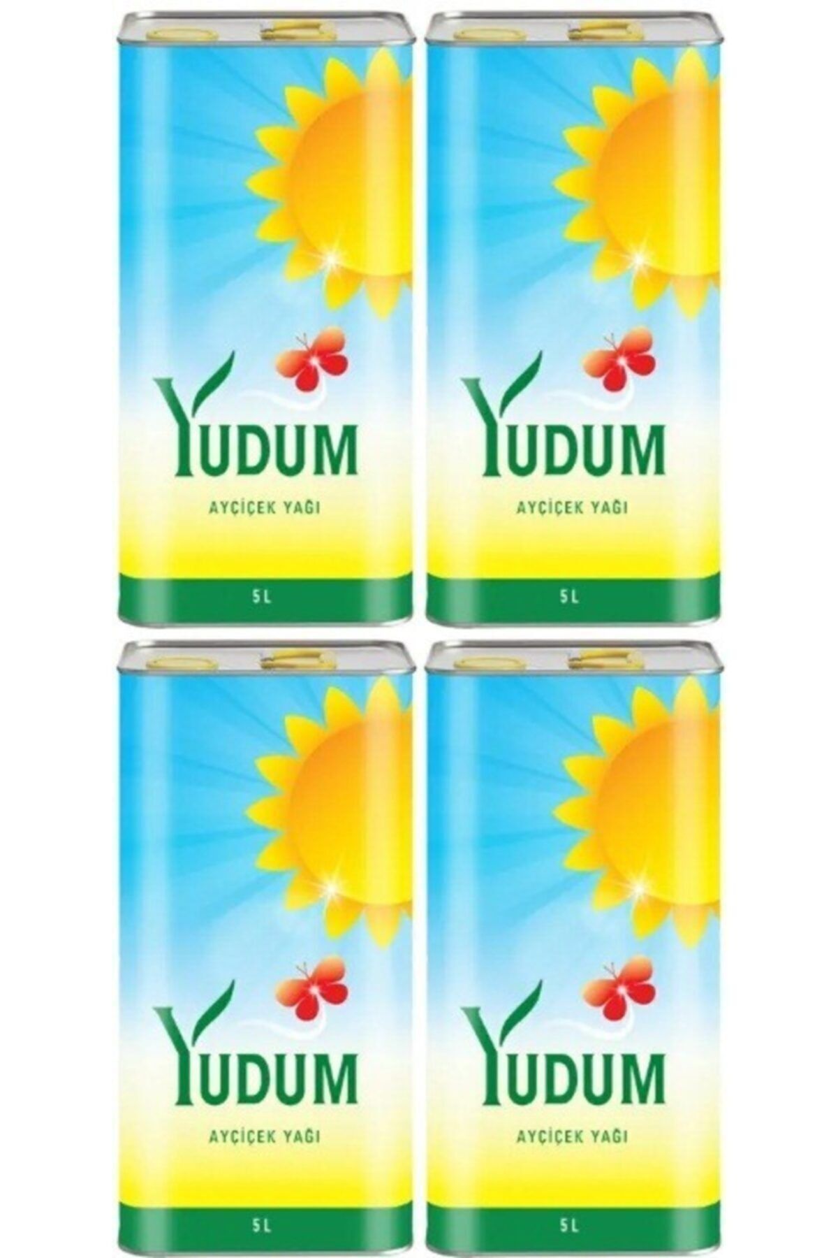 Ayçiçek Yağı 5 Lt Teneke 4 Adet