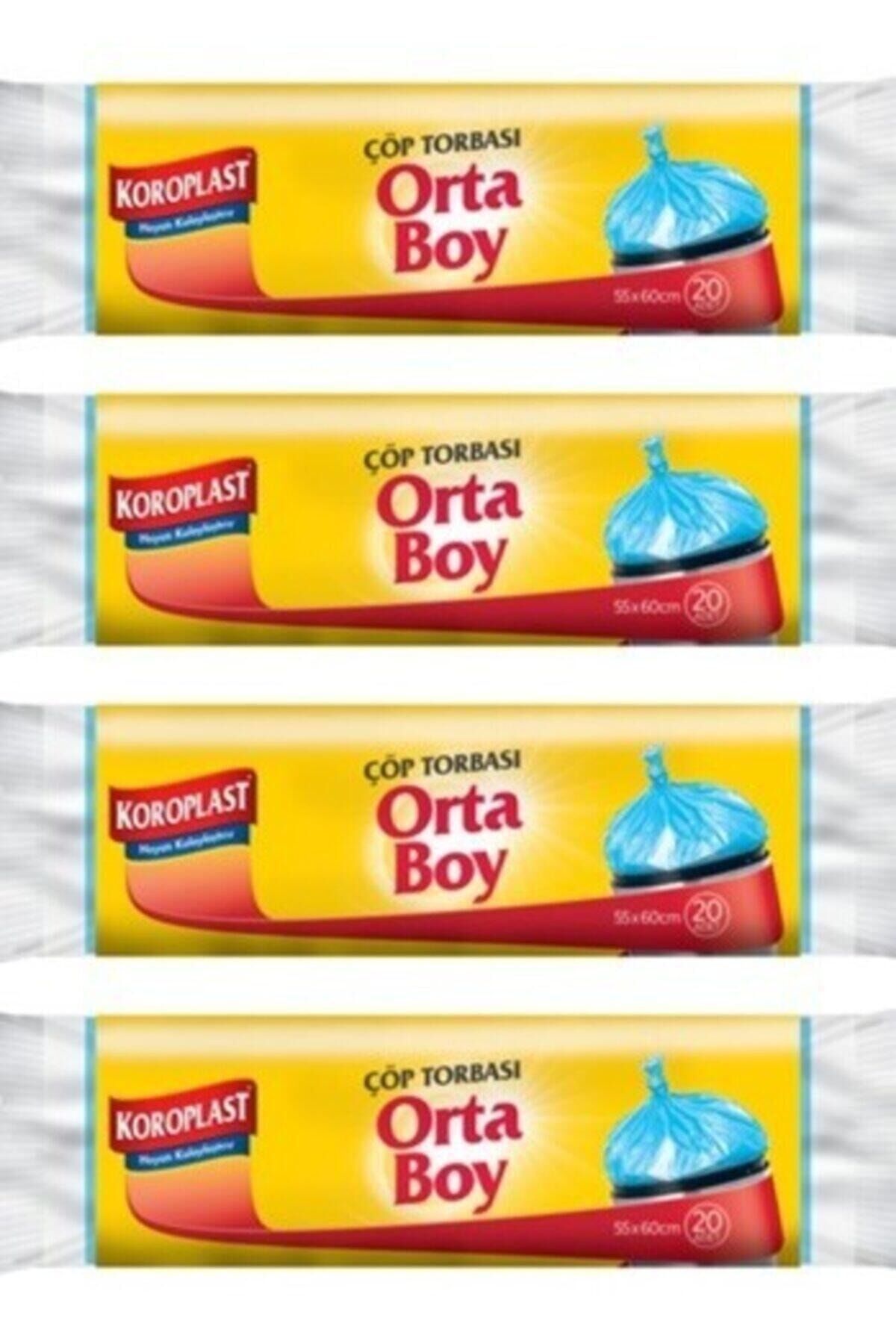 Güçlü Çöp Torbası Orta Boy 15 Adet 4lü
