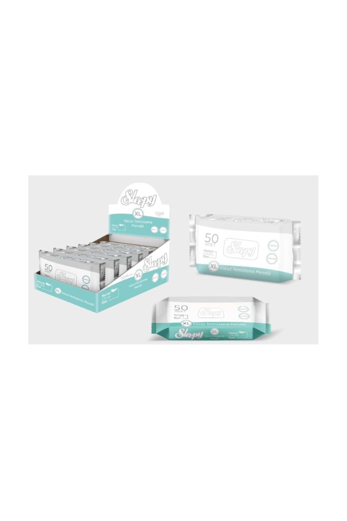 Hasta Vücut Temizleme Islak Mendil 50 Yaprak Xl 12 Li Set (2PK*6)