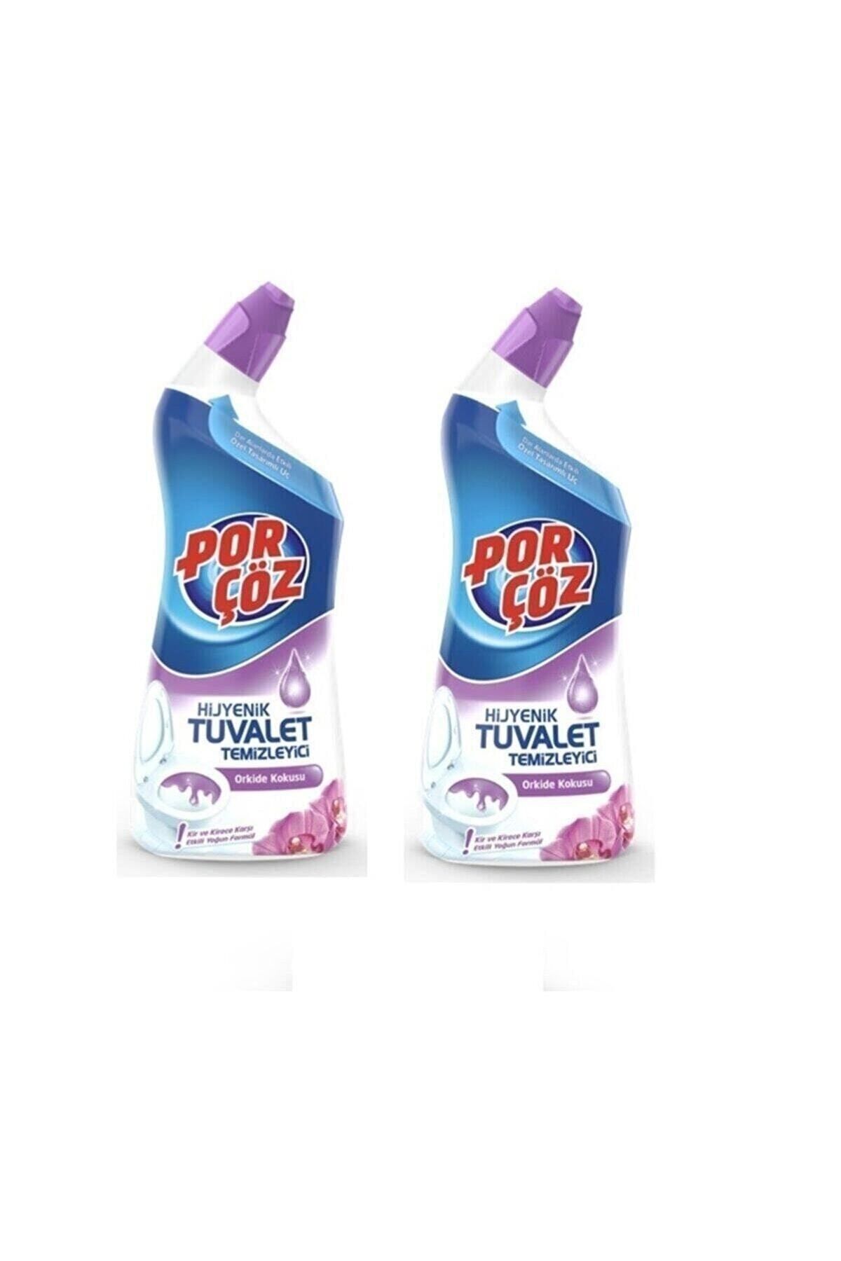 Ekstra Güçlü Hijyenik Tuvalet Temizleyici Orkide Kokusu 750 ml X 2 Adet