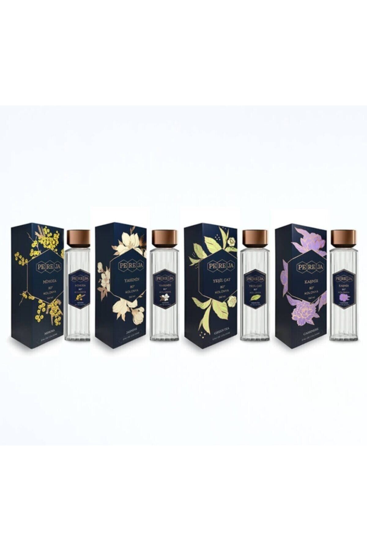Kokulu Kolonya Serisi Karma Set, 4 X 240 Ml Cam Ambalaj