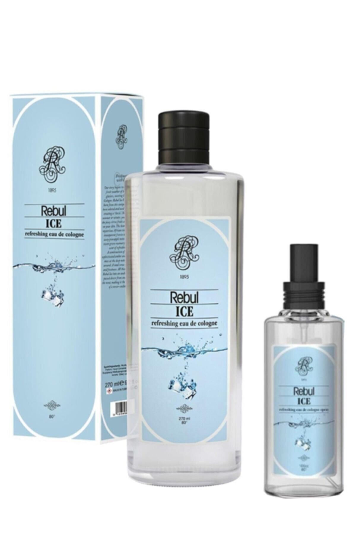 Kolonya Ice 270 Ml 8691226604633 + Spreyli Ice Kolonya 100 Ml 8691226604688