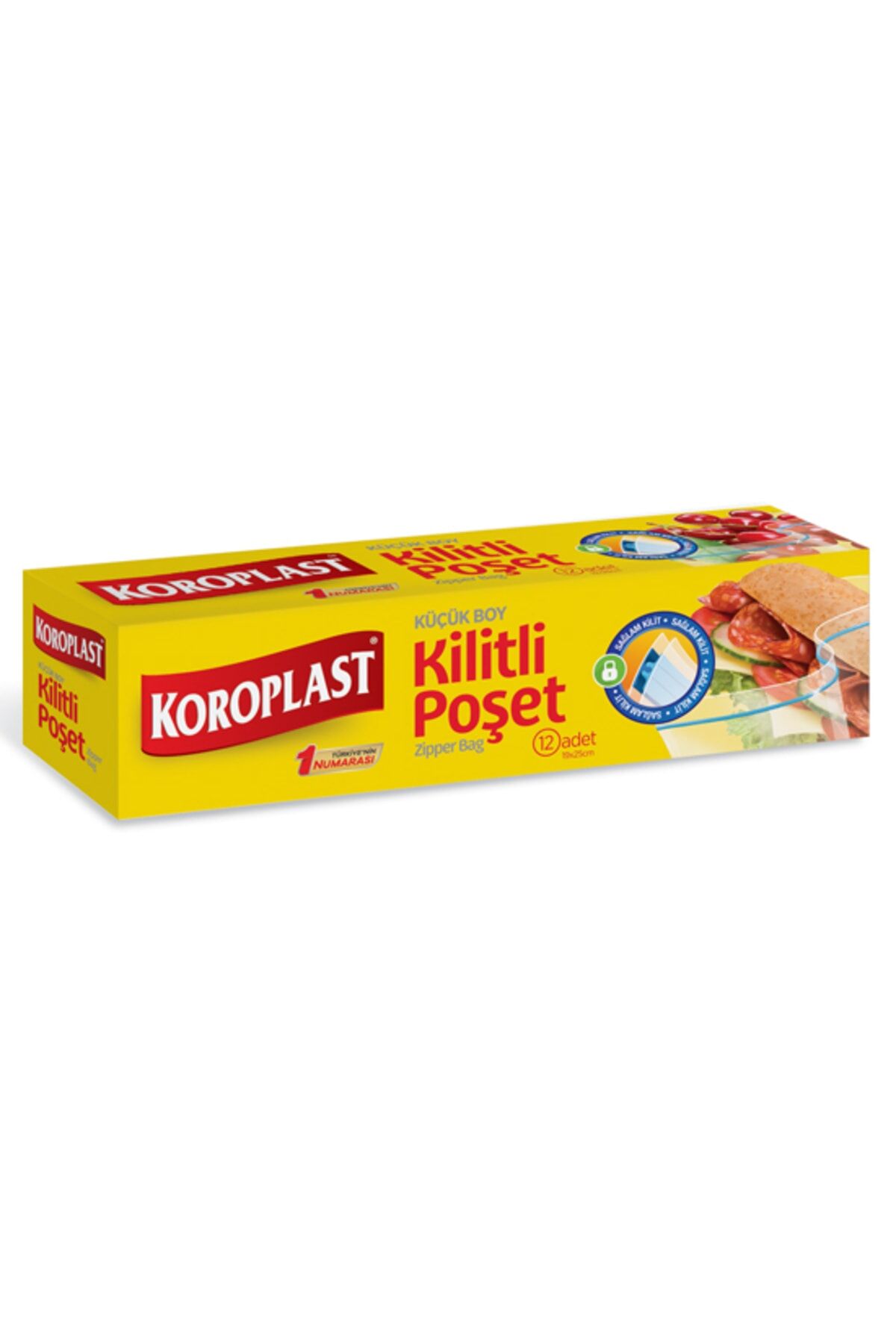 Koroplast Kilitli Mutfak Torbası Küçük Boy 12 Li